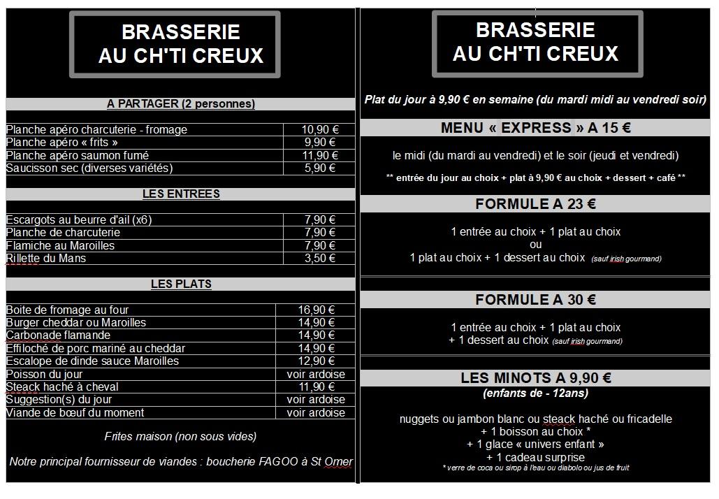 Menus site 5